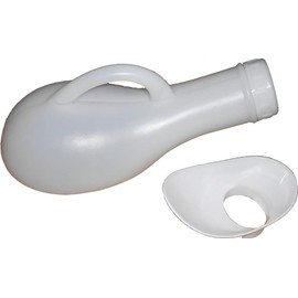 Unisex Leakproof Portable Urinal - Ideal for Car Travel Camping Caravan Festivals Children Elderly (Clear)