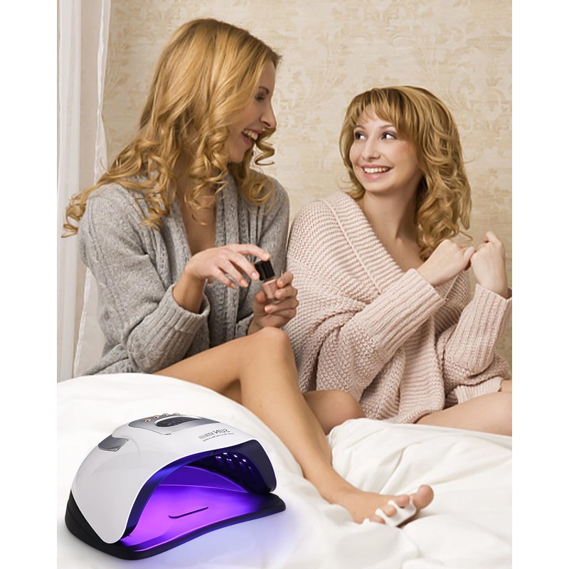 Zawaer Lampada Unghie UV LED 280W, 81pcs perline per Lampada,