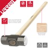 URREA Sledge Hammer - 12-Pound Steel Head Drilling Hammer with