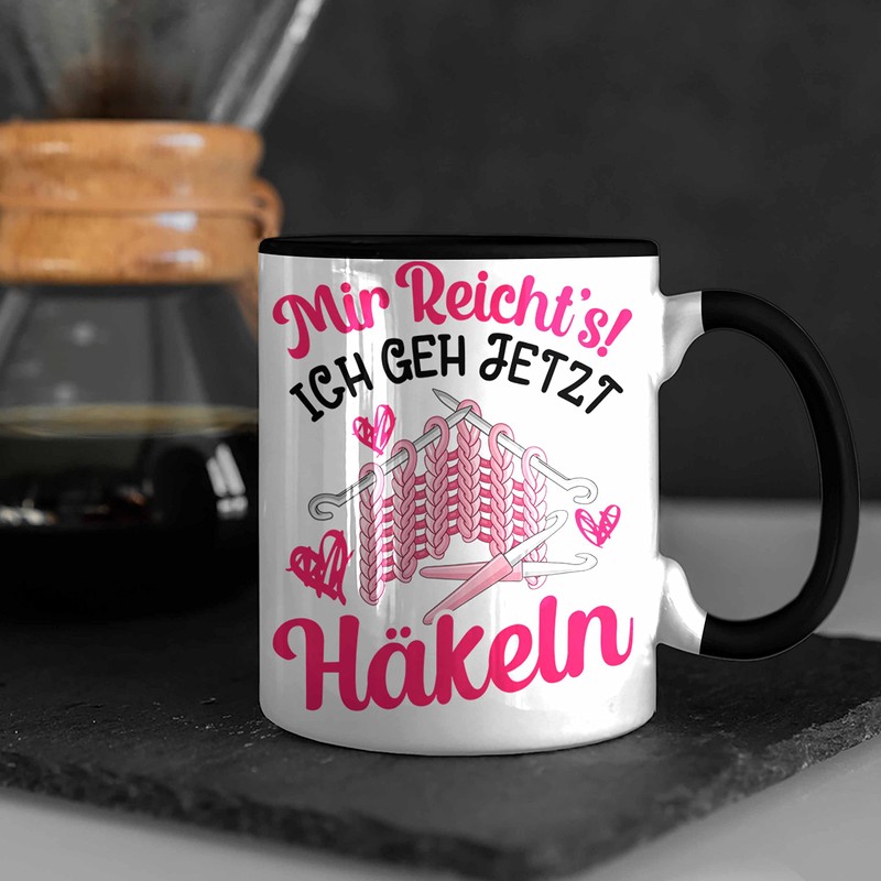 Trendation - Häkeln Zubehör Tasse Geschenk Stricken Geschenke Häkel Oma