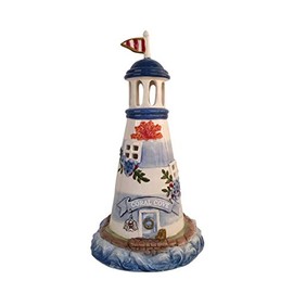 Blue Sky Ceramics Coral Cove Candle House, Multi (19205)