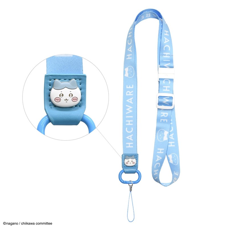 Gourmandies CK-63B Chiikawa Neck Strap, Hachiware
