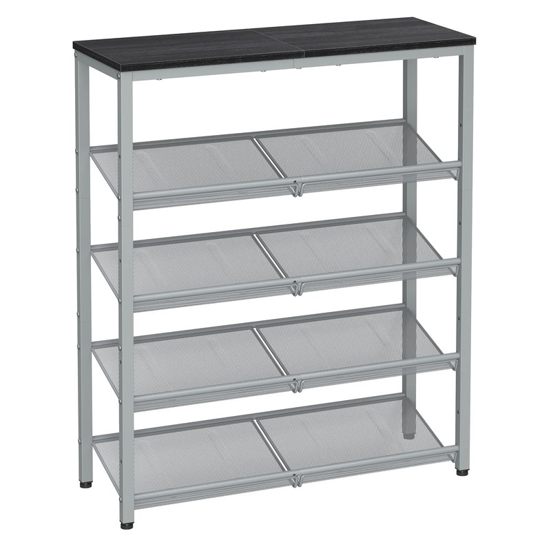 VASAGLE Shoe Rack for Entryway, 5-Tier Shoe Rack Organizer with