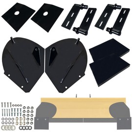 FINALAWOLF Snow Plow Pro-Wing Blade Extenders Extensions,Snow Plow Pro Blade Expander, Heavy Duty Snow Plow Expander, Fit for PW22 Compatible with Meyer West Boss Snow Plow Blade Expander(Black)