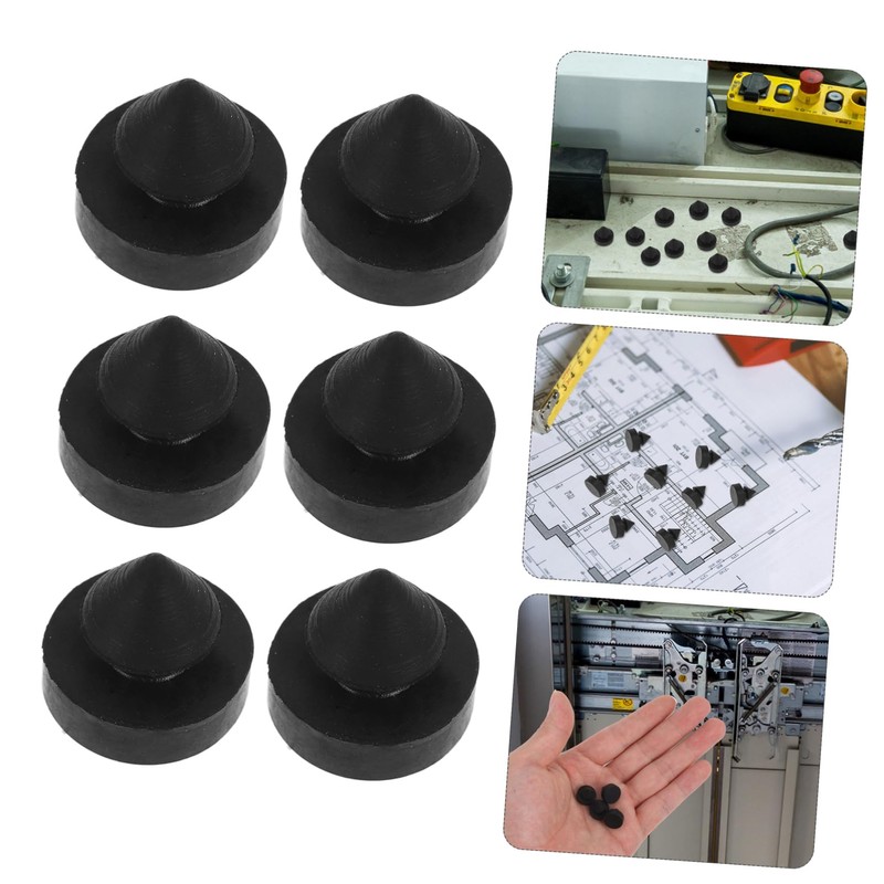 ULTECHNOVO 20pcs Heavy Duty Rubber Door Stopper Bumper Tips Impact