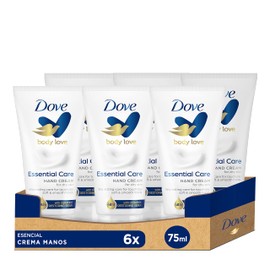 Dove Moisturizing Hand Cream for Essential Nutrition Moisturizes & Nourishes Skin 75ml Pack of 6