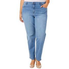 Gloria Vanderbilt womens Amanda Classic High Rise Tapered Jean, Callisto, 22 Plus Regular