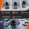 Cap Nuts High Shape Set 185 Pieces M3/M4/M5/M6/M8/M10/M12 Hexagonal Cap