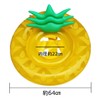 HappyHome Pineapple Shaped Swim Ring for Kids, Pineapple-Shaped, For Water