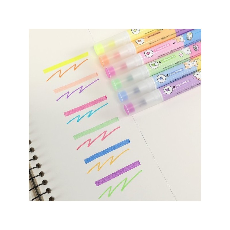 Irinupgae Twin Highlighter Set 4000 Highlighter Pen Sign Pen /