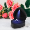 Hileyu Ring Box With Led Light Jewellery Gift Box Engagement