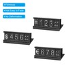 PATIKIL Price Display Cubes Adjustable Removable Number Price Stand Black