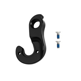 Micro Traders Bike Tail Hook 315464 Rear Derailleur Hanger Rear Wheel Mechanical Shift Hook Aluminum Alloy Ear Derailleur Mech Hanger Compatible with Trek Bike, 9mm, Black