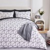SLEEP ZONE Infinite Cube Printed Duvet Cover Full Size with