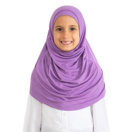 Prien Hijab For Children, Turkish Headscarf Girls, Muslim Women's Scarf, Viscid Scarf, Islam Headscarves, Muslim Women Khimar Abaya, Easy Clothing, Tesettür Giyim, purple