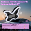 Car Light LED Ambient Solar Lights Butterfly Lamp -Powered Heart-Shaped
