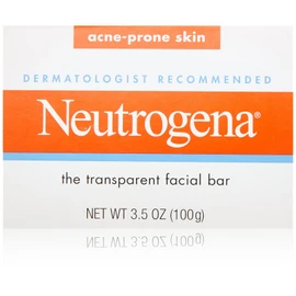 Neutrogena Transparent Facial Bars, Acne-Prone Skin Formula, 3.5 Ounce (Pack of 8)