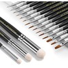 Kolinsky Sable Miniature Paint Brushes, Fuumuui 5pcs Professional Detail Fine