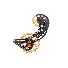 KCNC SXT Mountain E-Bike Bicycle Bike Oversized Pulley Rear Derailleur Cage OSPW for Shimano Deore XTR/XT/SLX M9000/M9050/M8000/M8050/M7000 11 Speed use(Gold)