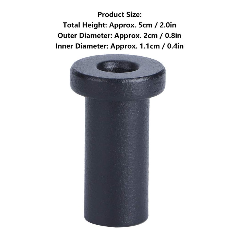 Sliding Barn Door Spacers, Matte Black Spacer, Pack of 2