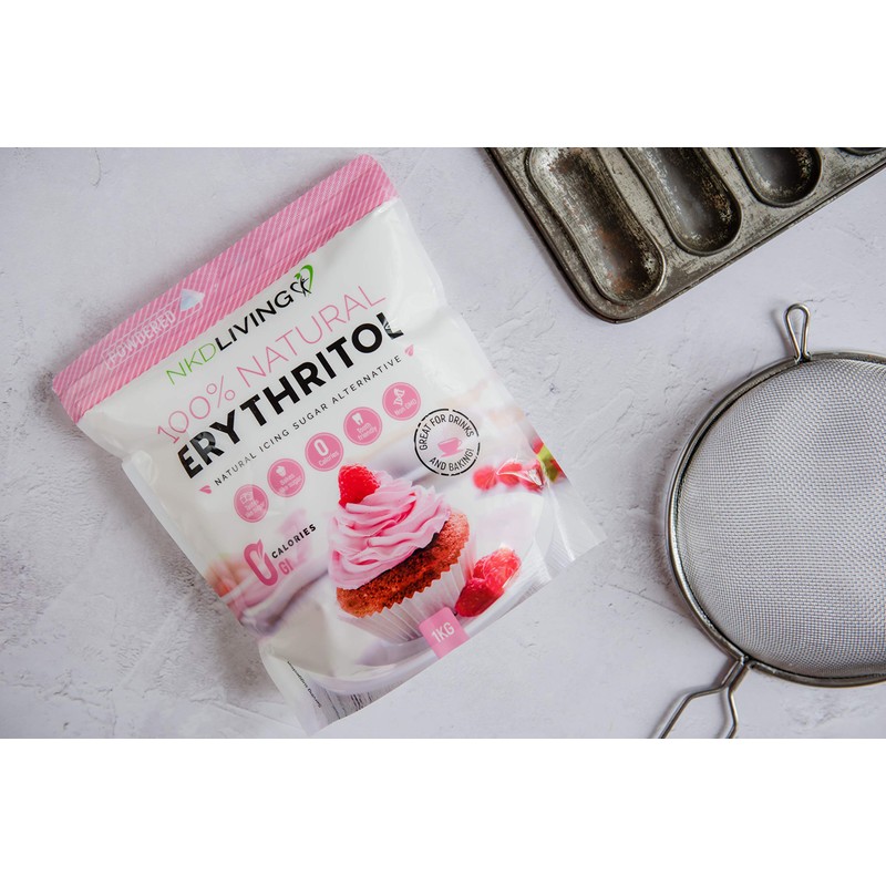 NKD Living Natural Powdered Erythritol 1Kg