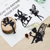 ECSiNG 40PCS Fairy Cutouts Silhouette Embellishments Jar Decals Decorative Paper