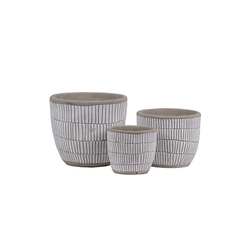 Urban Trends Collections 54902 Pot, White