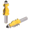 Architectural Router Bit, 1/2 Inch Shank Fishtail Handrail Router Bit