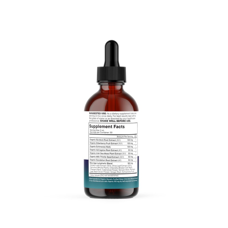Liposomal Lymphatic Drainage Drops - All in 1 Organic Lymphatic