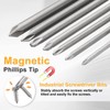 sourcing map 10pcs #2 Phillips Screwdriver Bit PH2 1/4" Hex