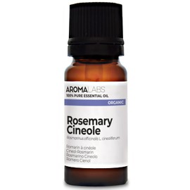 Bio - Rosemary Cineole Essential Oil - 10mL - 100% Pure, Natural, Chemotyped and AB Certified - AROMA LABS (French Brand)