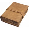 Craftezo Vintage Leather Journal - Antique Leather Bound Journal Writing