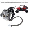 Motorcycle ATV Carb Carburetor Replacment with Oil Pipe for 4