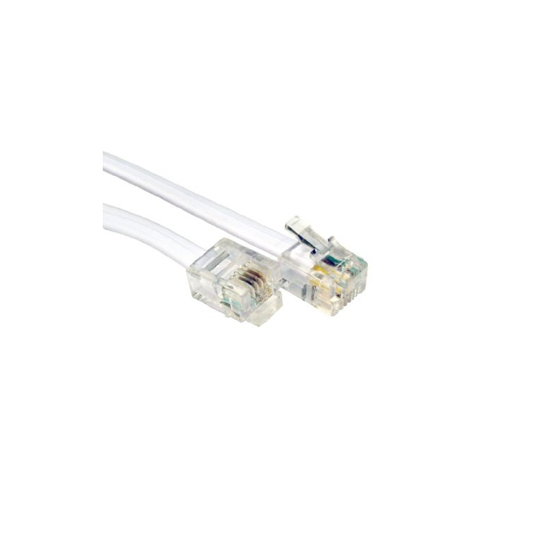 RJ11 RJ-11 ADSL 4 Wire 6P4C Internet Cable Phone Lead