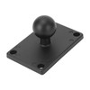 1in Ball Mount Base, Anti Slip AMPS Square Plate Composite