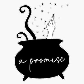 Nesta Archeron Death Promise A Court of Mist and Fury Bumper Sticker Vinyl Decal 5"