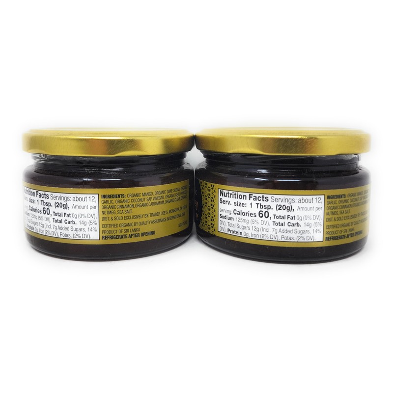 Generic Trader Joe's Sri Lankan Organic Mango Chutney, 8.5 oz