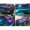 AUTOGOODY 48" x 60" Gloss Metallic Chameleon Purple Teal Vinyl
