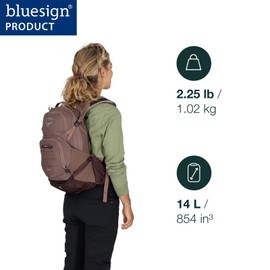 Osprey Raven 14L Women's Mountain Biking Backpack with Hydraulics Reservoir, Magma Brown