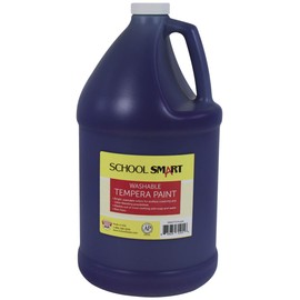 School Smart Washable Tempera Paint, Gallon, Purple