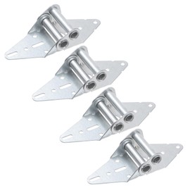 uxcell 4 Pcs Garage Door Hinge #3 Hinge, 14 Gauge Steel with Galvanized Finish Garage Door Replacement Hinge