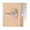 Kawaguchi Giken Home Lever Lock, Color: Nickel, HL-1N 空錠 BS60