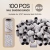 100 Pieces Large Nail Sanding Bands Professional Nail Manicure Great