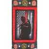 PDTXCLS Fire Fighters Red Cotton Panel 24 X 44 Inches