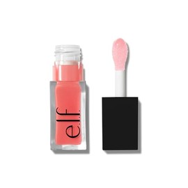 e.l.f. Glow Reviver Lip Oil, Tinte Nutritivo Para un Acabado de Alto Brillo, Infundido Con Aceite de Jojoba, Vegano y Sin Crueldad, Cuarzo Rosa