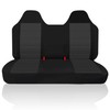 EDIETH Front Bench Seat Covers with Molded Headrests for Ford