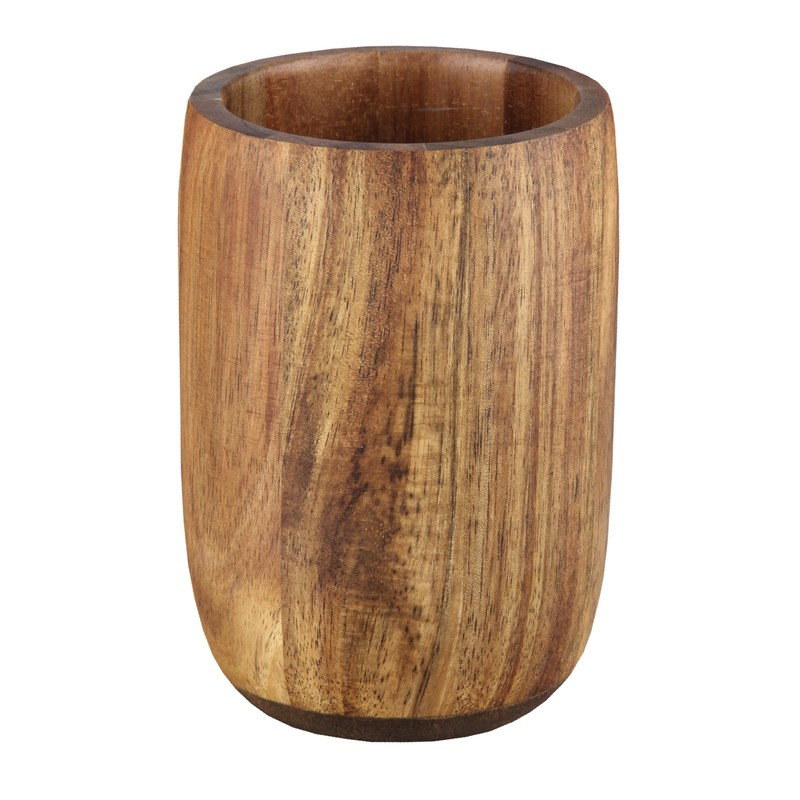 Kleine Wolke Madera Soap Dispenser, Accessories, Colour: Brown, Material: Acacia