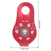 Climbing Pulley, 20KN Aluminum Micro Pulley Fixed Side Pulleys for