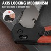 WORKPRO Folding Utility Knife, Razor Blade Knife with Axis Lock,