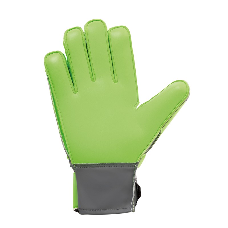 uhlsport Men's Tensiongreen Soft Advanced Goalkeeper Gloves, Dark Grey/Fluo Green/Marin,